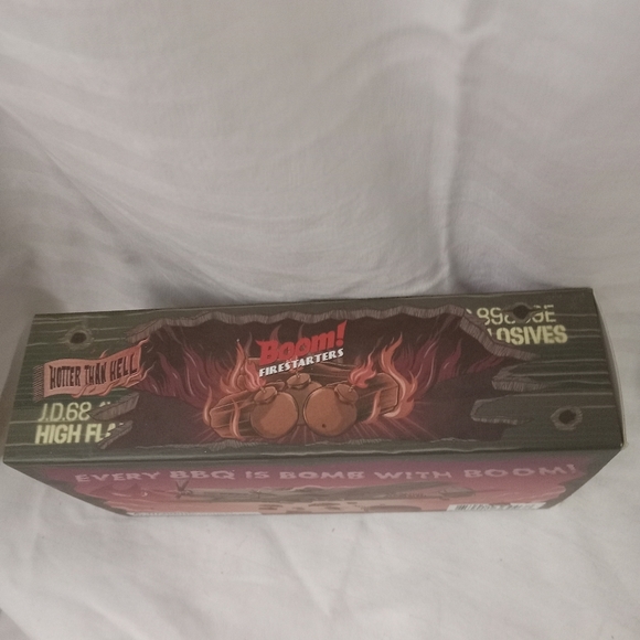 2- Boxes (16) Jealous Devil Boom Firestarter  Barbeque 100 % Natural Organic - Picture 4 of 8